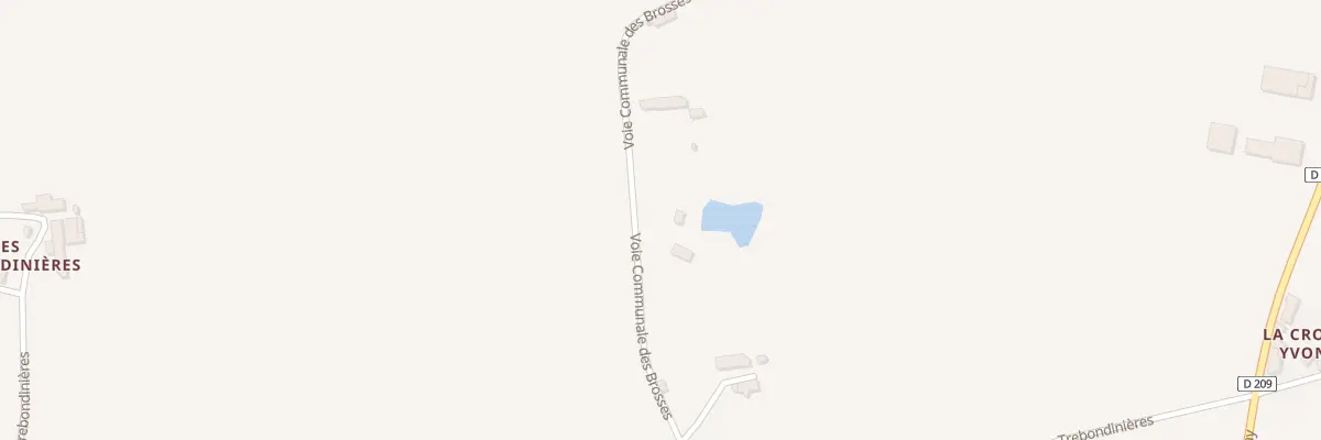 Plan du 825 Vc des Brosses à Vautorte