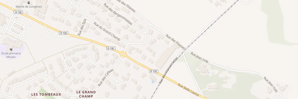 Plan du 36 Rue du grand champ à Longèves