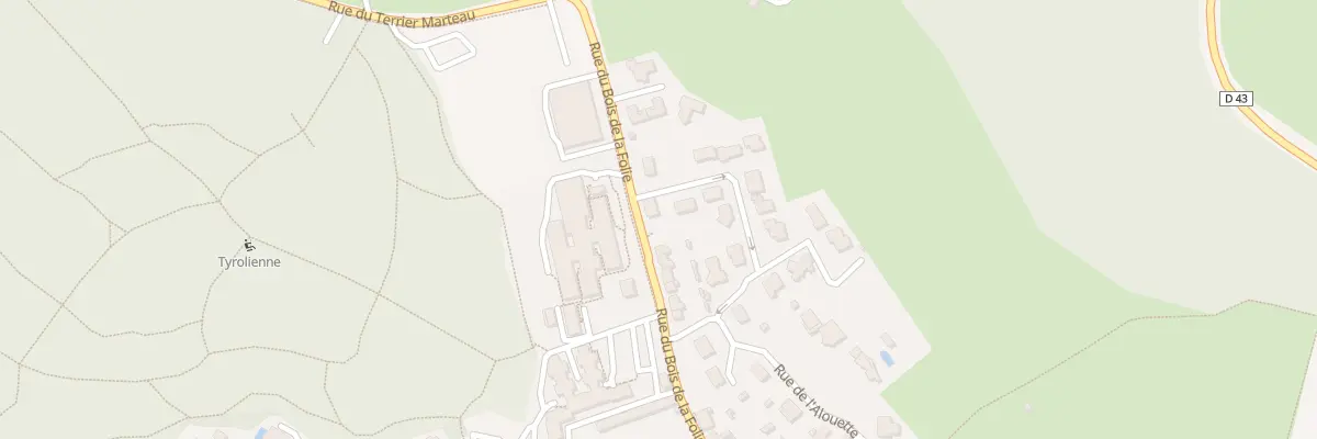 Plan du 80 Rue du bois de la folie à Pouzauges