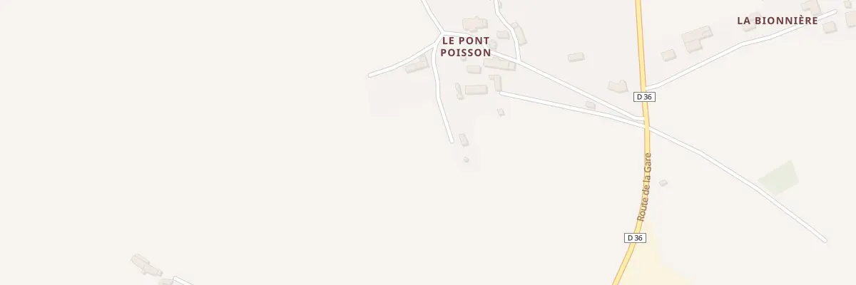 Plan du 301 Le Pont Poisson à Barenton