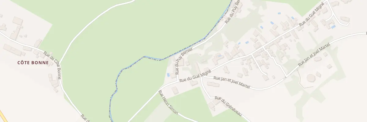 Plan du 6 Rue du puy bernier à Fontenay-le-Comte