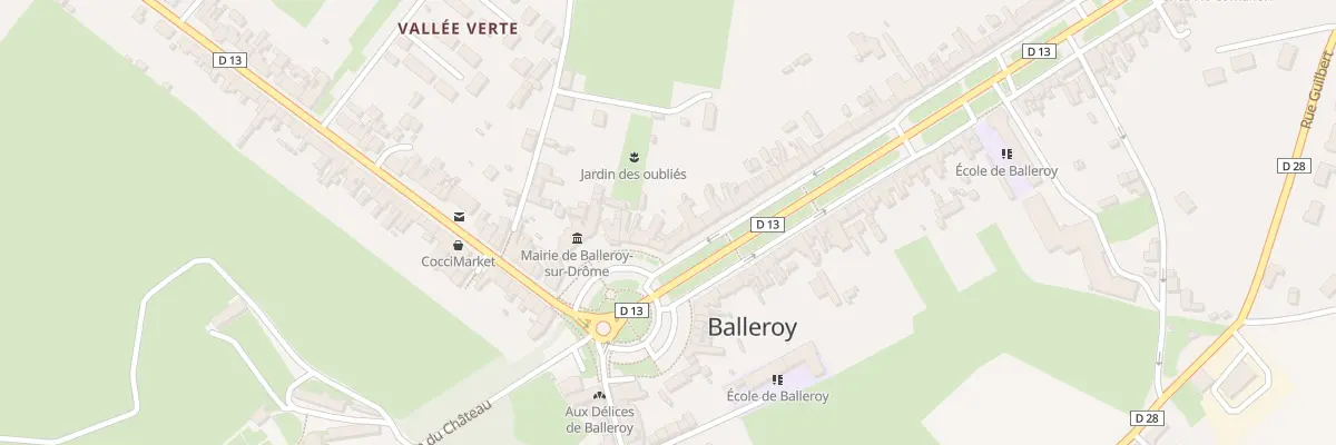 Plan du 12 Pl du Marche (Balleroy) à Balleroy-sur-Drôme