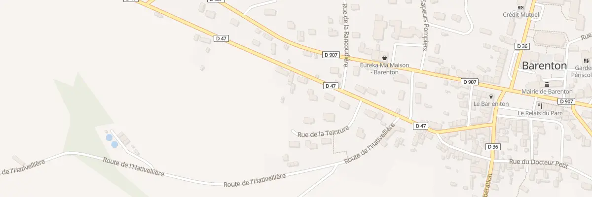 Plan du 325 Rue du Mont Saint-Michel à Barenton