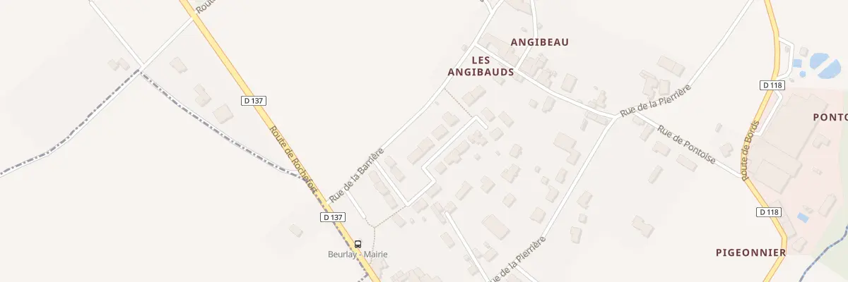 Plan du 9 Rue du Soleil Couchant à Beurlay