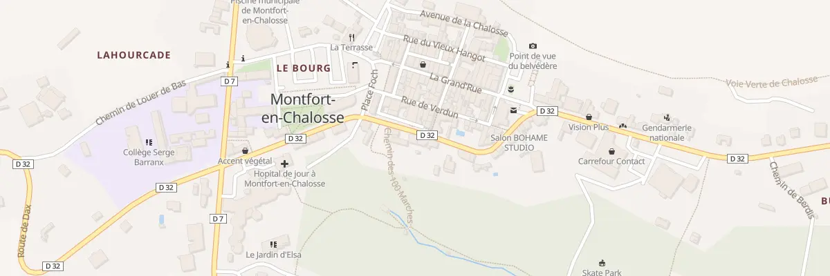 Plan du 244 Av Jean Jaurès à Montfort-en-Chalosse