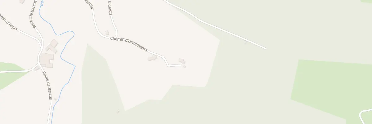 Plan du 471 Che d’Urrutiberria à Roquiague
