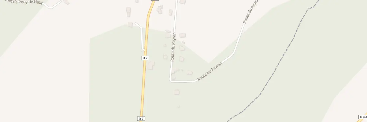Plan du 275 Rte de Peyran à Saint-Geours-d’Auribat