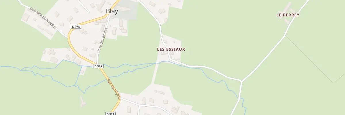 Plan du 5019 Les Essiaux à Blay