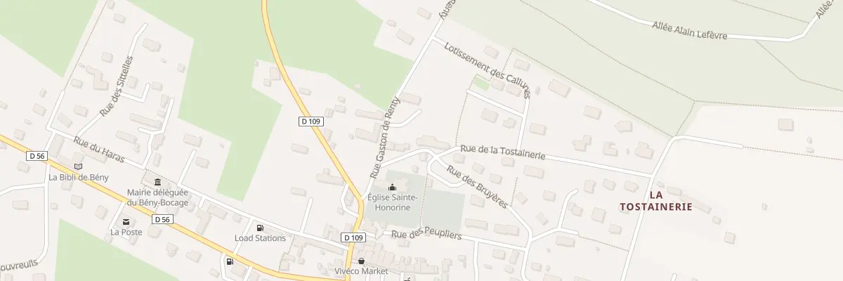 Plan du 5 Rue des Bruyeres - Beny Bocage à Souleuvre en Bocage