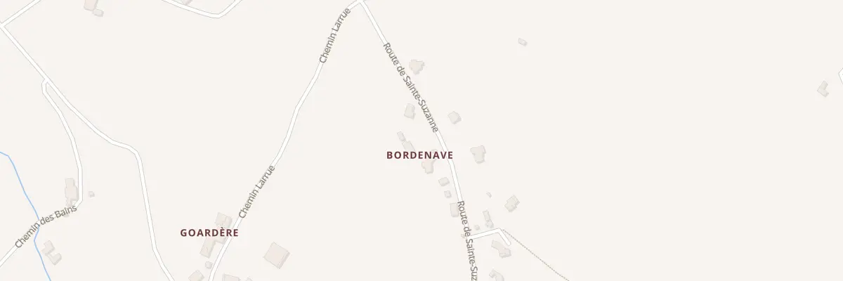 Plan du 5599 Goardere à Salles-Mongiscard