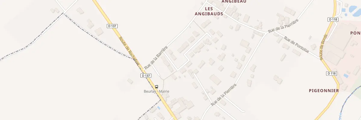 Plan du 5 Rue du Soleil Couchant à Beurlay