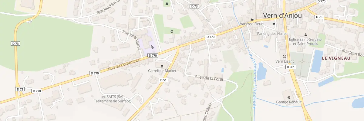 Plan du 6 Rue du 19 Mars à Erdre-en-Anjou