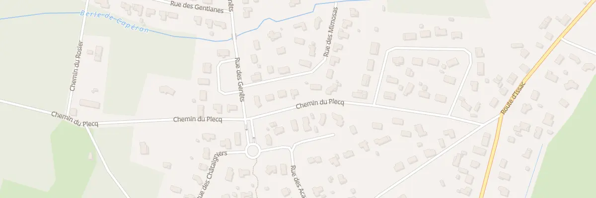 Plan du 8 Rue des Mimosas à Salaunes
