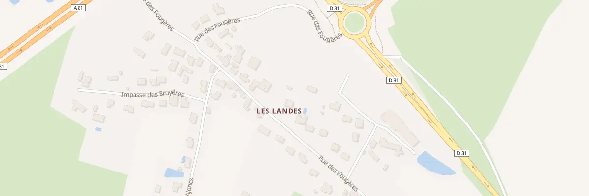 Plan du 21 Rue des Fougères à Changé
