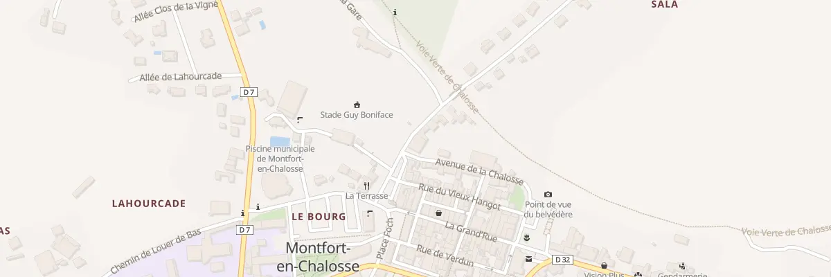Plan du 84 Av de la Gare à Montfort-en-Chalosse