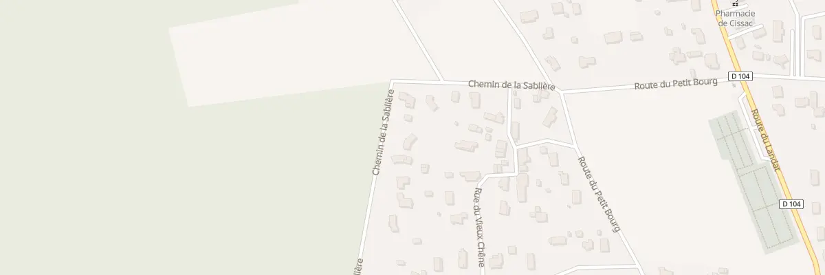 Plan du 23 Che de la Sabliere à Cissac-Médoc