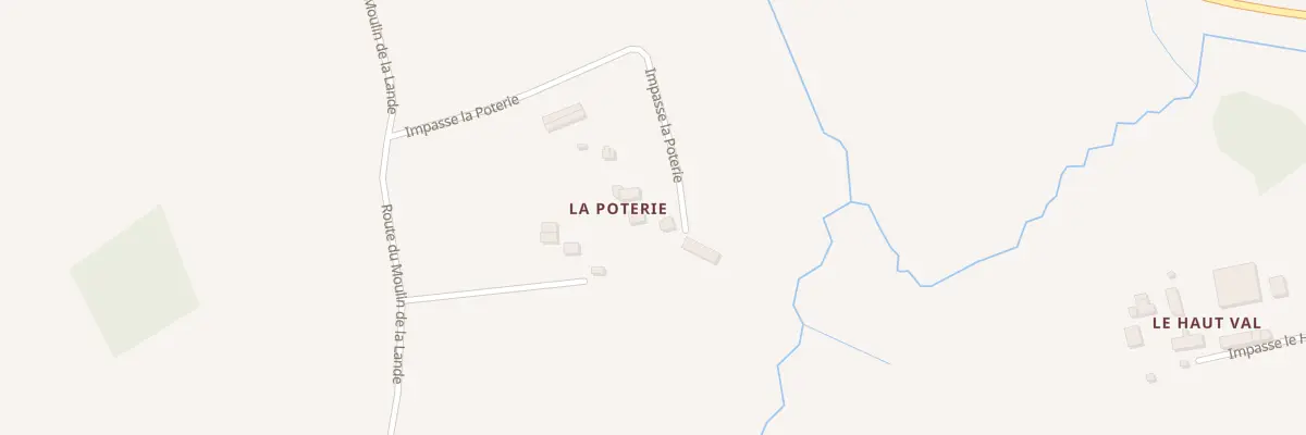 Plan du 5721 La Poterie à Barenton