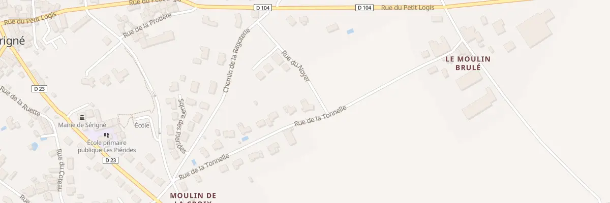 Plan du 21 Rue de la tonnelle à Sérigné