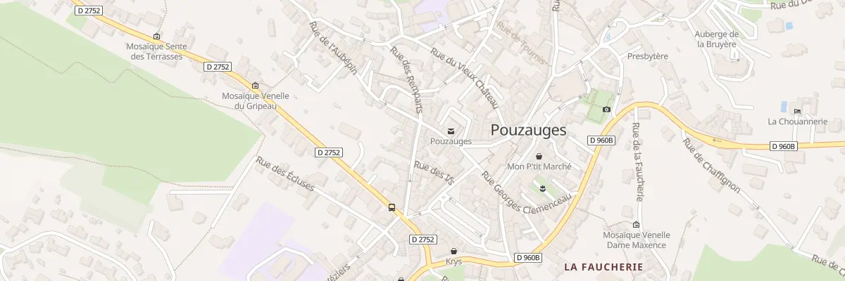 Plan du 5 Rue du pavé à Pouzauges