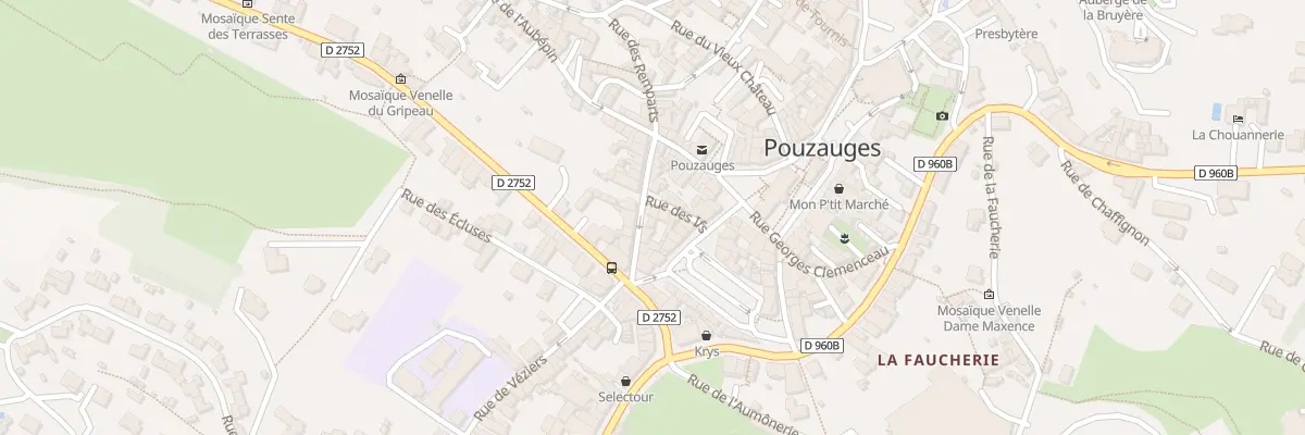 Plan du 11 Rue du pavé à Pouzauges