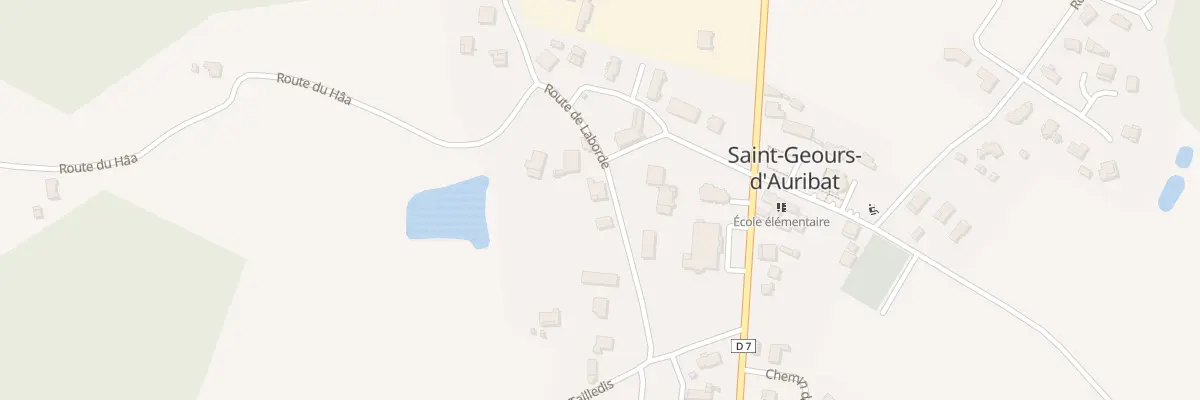 Plan du 135 Rte de Laborde à Saint-Geours-d’Auribat