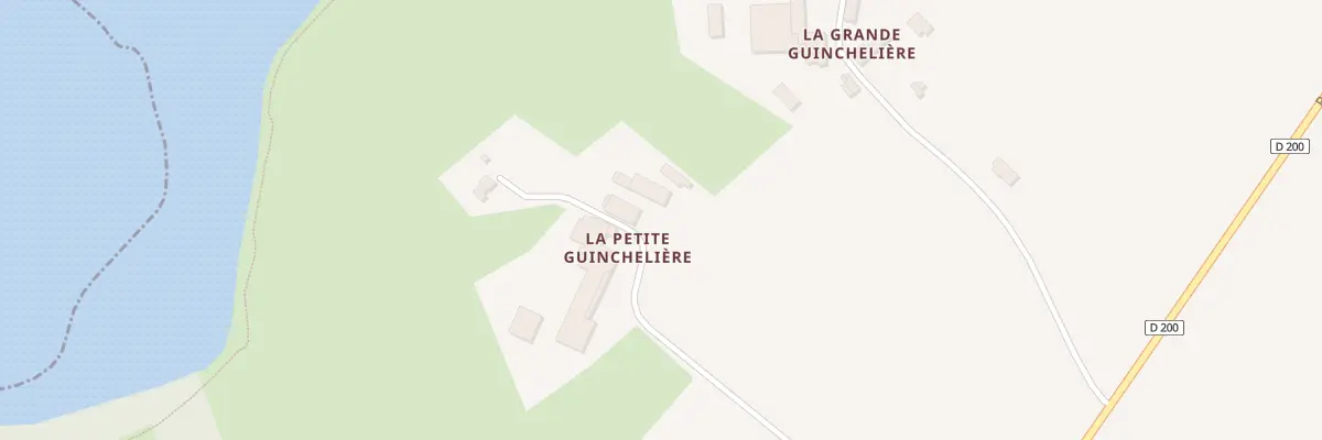 Plan du 2383 La Petite Guincheliere à La Tessoualle