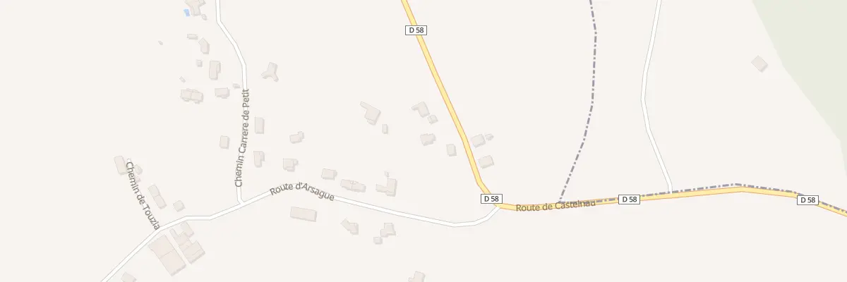 Plan du 830 Rte de Donzacq à Castelnau-Chalosse