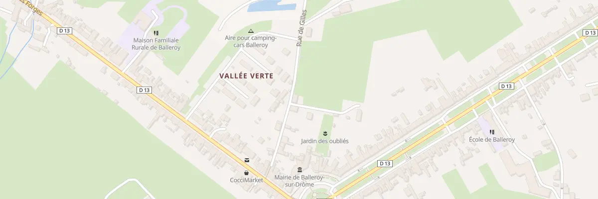 Plan du 5447 Rue de Gilles (Balleroy) à Balleroy-sur-Drôme