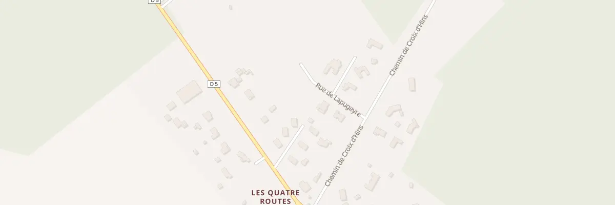 Plan du 7 Rue de Lapugeyre à Mios