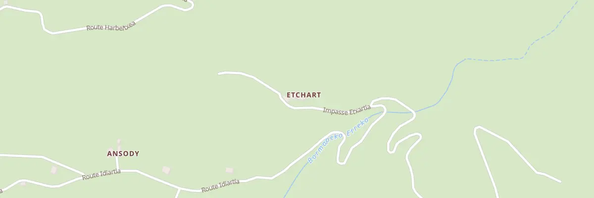 Plan du 250 Imp Etxartia à Sainte-Engrâce