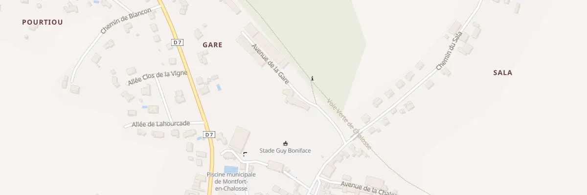 Plan du 239 Rte de la Gare à Montfort-en-Chalosse