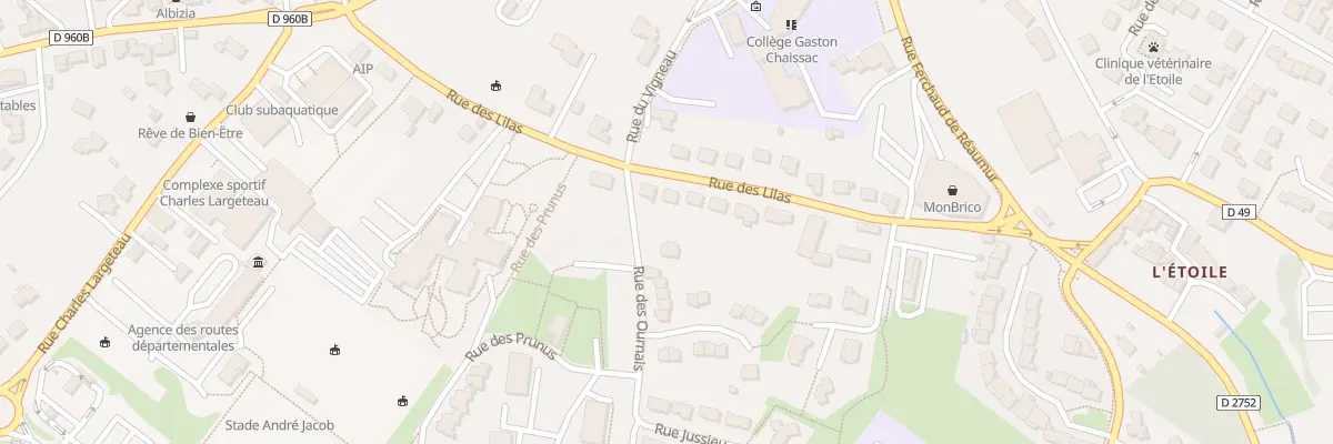 Plan du 24 Rue des lilas à Pouzauges