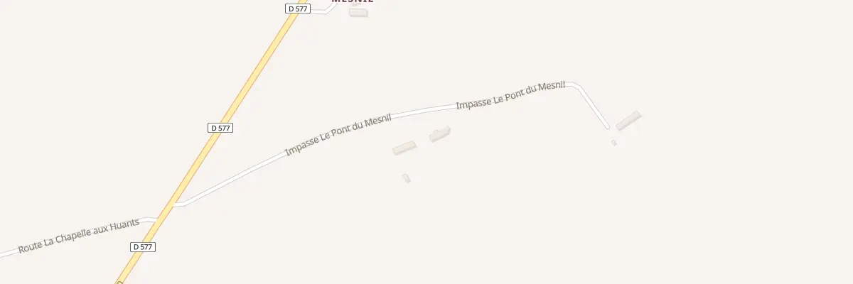 Plan du 1 Imp Le Pont du Mesnil -La Grav à Souleuvre en Bocage