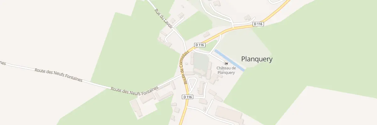 Plan du 5062 L’Eglise à Planquery