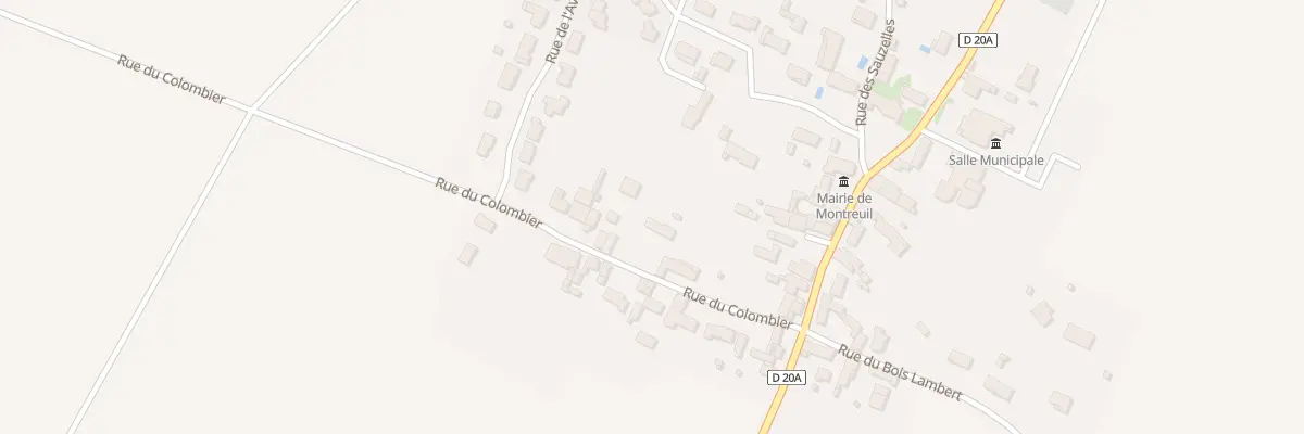 Plan du 28 Rue du colombier à Montreuil