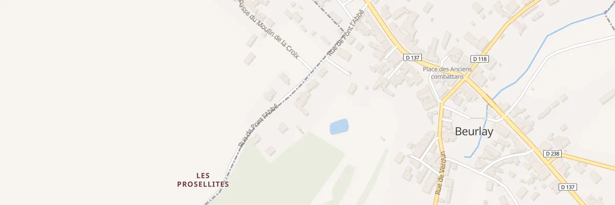 Plan du 15 Rue de Pont l’Abbe à Beurlay