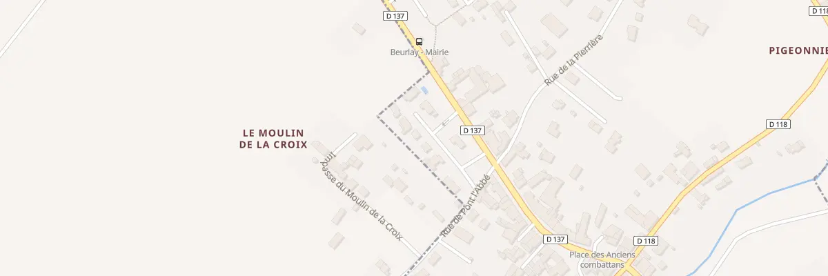 Plan du 5 Res du Moulin à Sainte-Radegonde