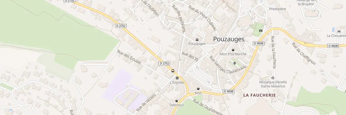 Plan du 14 Rue du pavé à Pouzauges
