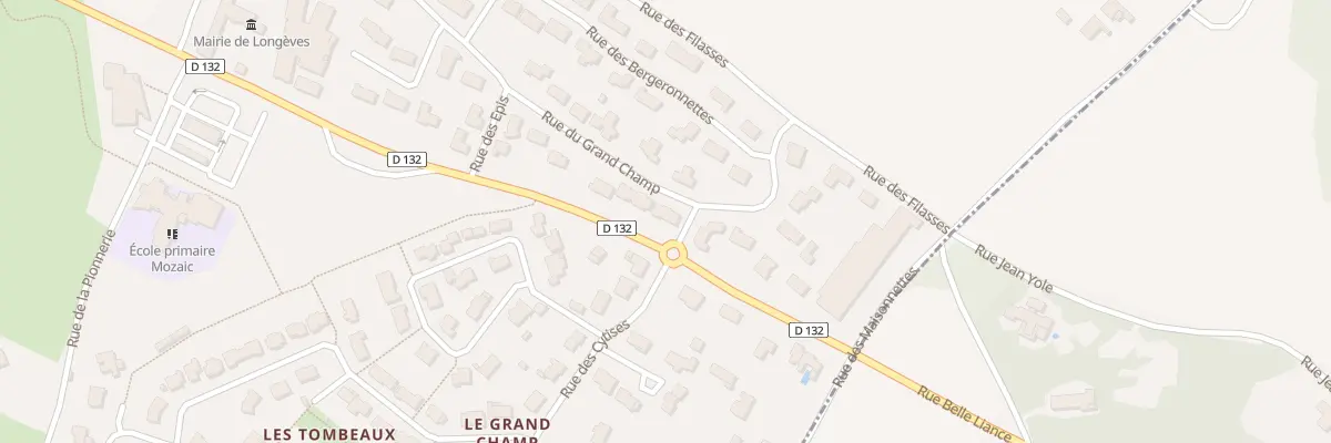 Plan du 28 Rue du grand champ à Longèves