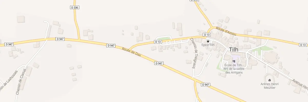 Plan du 319 Av de la Poste à Tilh