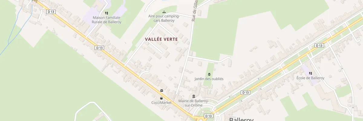 Plan du 5440F Rue de Gilles (Balleroy) à Balleroy-sur-Drôme