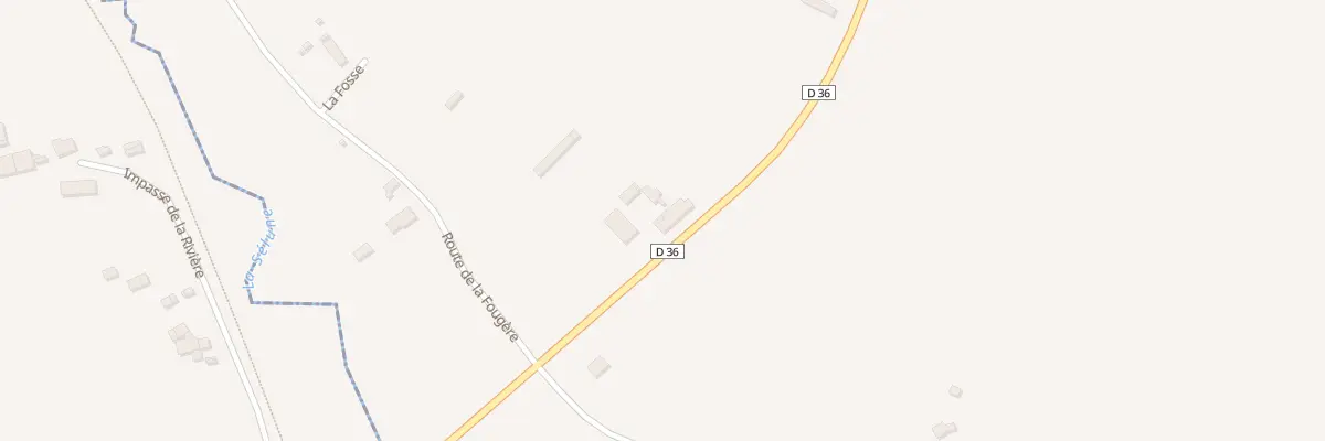 Plan du 278 La Roche à Barenton