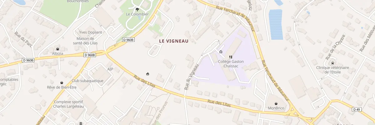 Plan du 19 Rue du vigneau à Pouzauges