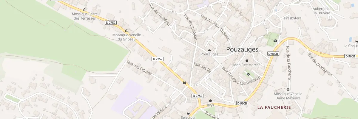 Plan du 10A Rue du pavé à Pouzauges