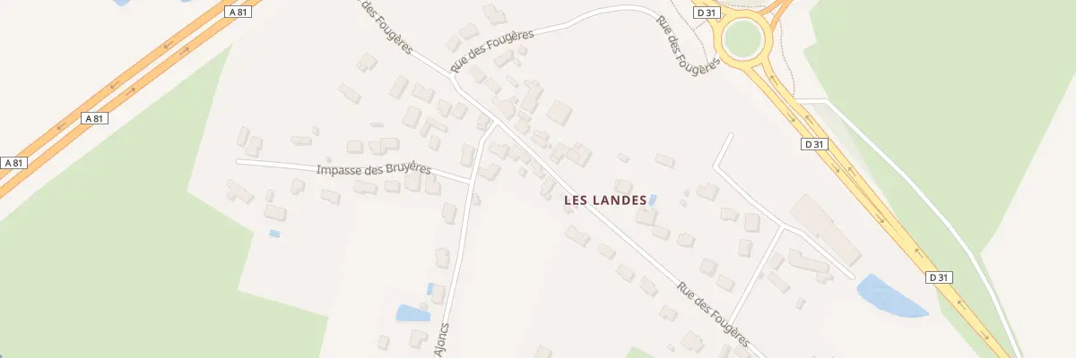 Plan du 18 Rue des Fougères à Changé
