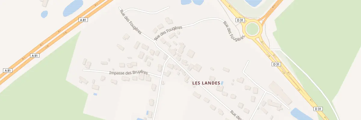 Plan du 11 Rue des Fougères à Changé