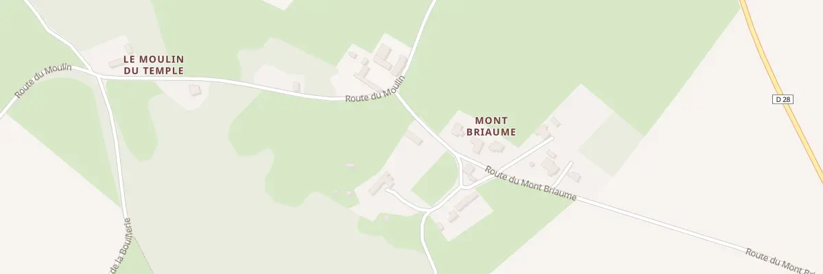 Plan du 5054 Mont Briaume à Planquery