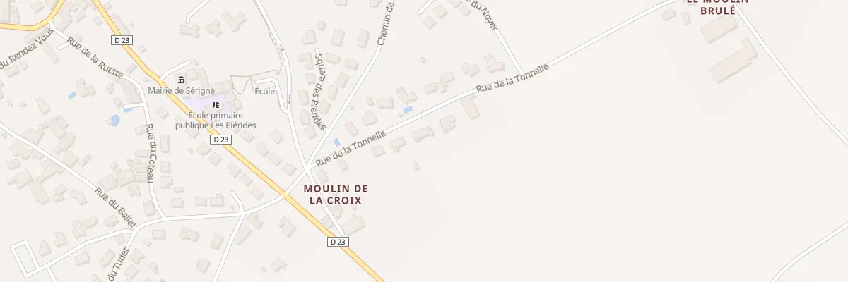 Plan du 32 Rue de la tonnelle à Sérigné