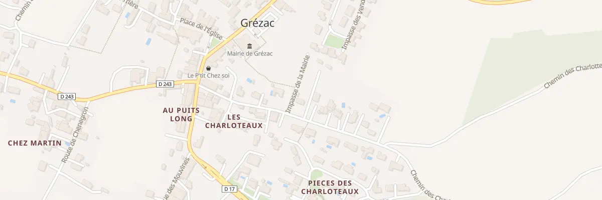 Plan du 15 Rue des Charloteaux à Grézac