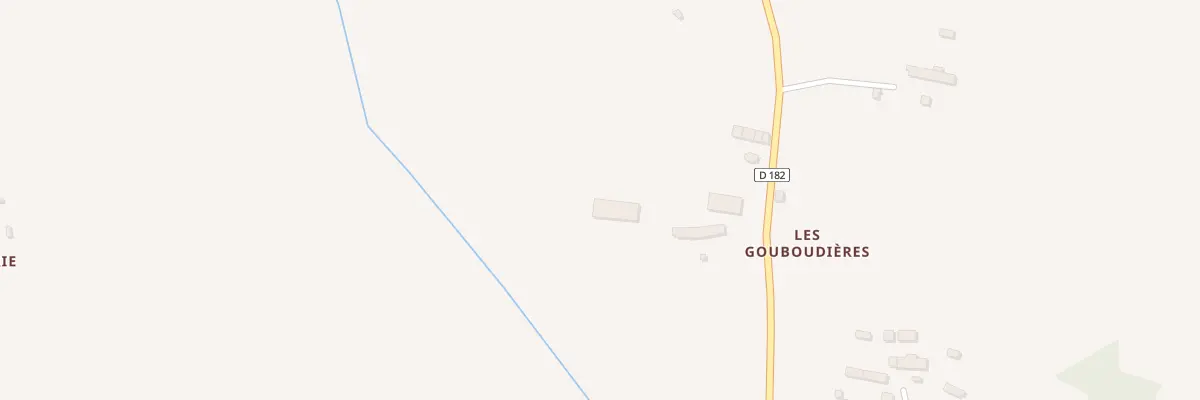 Plan du 70 Les Gouboudieres à Barenton